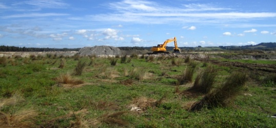 Proposed sand mining site